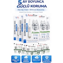 2'li Set Köpek 10-20 Kg Bitkisel İç Dış Parazit Ense Bitkisel Damla Seti - 5 Damla 5 Tablet