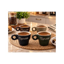 Ekspresso 4'lü Karışık Renk Kupa Lacivert - 937181800 Lacivert
