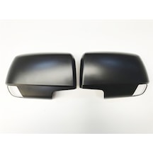 Isuzu D-Max 2017 Sonrası Mat Siyah Ayna Kapağı 2 Parça Qe14