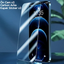 Gor İphone 12 Mini 5.4 Best Full Tempered Cam Ekran Koruyucu 2adet+arka Jelatin- 5775
