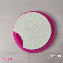 Yy0241 Ucu Isırılmış Bisküvi Silikon Kalıp