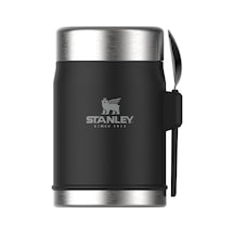 Stanley Classic Legendary Kaşıklı Yemek Termosu 0.4l Siyah