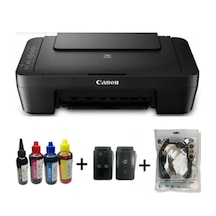 Canon MG2551S Çok Fonksiyonlu Yazıcı + 2 Adet Kartuş + Adet Mürekkep
