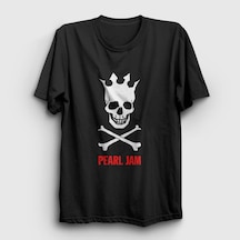 Presmono Unisex Skull Pearl Jam T-shirt Siyah Presmono Unisex Skull Pearl Jam T-shirt Siyah