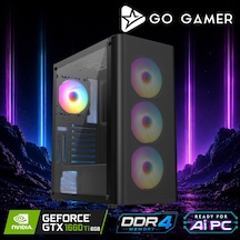 Go Gamer AE48 R5-5600X 16 GB 1 TB SSD GTX1660Ti 6 GB Free Dos Oem Paket Masaüstü Oyuncu Bilgisayarı