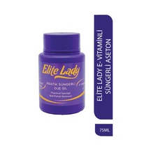 Elite Lady Süngerli E-Vitaminli Aseton 75 ML