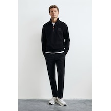 Lufian Erkek Chase Sweatshirt Siyah