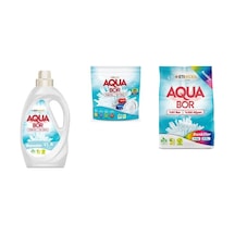 Aquabor Doğal Mineralli Sıvı Beyaz + Tablet + 4 Kg Renkliler 3 Lü Set