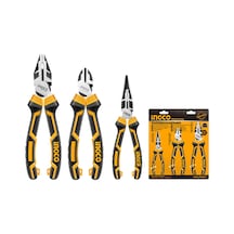 Ingco HKHLPS2831 Pense -Yan Keski -Kargaburun Pense 3'lü Set