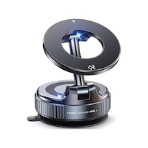 Araba İçi Vakumlu Telefon Tutucu - Çevirmeli Kilitli 360 Döner Oto Telefon Tutacak - Mıknatıslı Torpido Ve Cam Uyumlu Araç Telefon Tutucusu Diğer