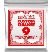 P01009 Gitar Tek Teli 09 Plaın Steel Electric Acoust