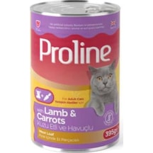 Pro Line Kuzu Etli ve Havuçlu Pate Et Parçalı Yetişkin Kedi Konservesi 395 G