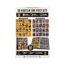 Cantex Tech One Piece Oyun Kartı Özel Seri 25 Gold Kart- 25 Özel Seri One Piece Kart + Albüm Dahil