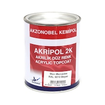 Akzonobel Akripol 2k Düz Renk-ral 9010 Beyaz- 1 Lt.