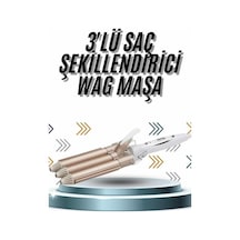 Wag Maşa Profesyonel Saç Şekillendirici İyon Özellikli Isı Kademeli - Lisinya Çok Renkli