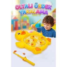 12 Parça Poşetli Havuzlu Oltalı Ördek Yakalama Oyunu Eğitici Banyo ve Plaj Oyuncak Seti