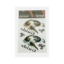 Kartal - 631 - Tattoo - Aconcept - Dövme Sticker-beyaz