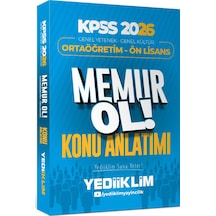 Yediiklim 2026 Kpss Ortaöğretim Ön Lisans Genel Yetenek Genel Kültür Memur Ol Konu Anlatımı