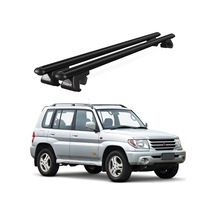Venüs Mitsubishi Pajero Io 5d 1998-2007 Uyumlu Siyah Ara Atkı Port Bagaj Tavan Barı