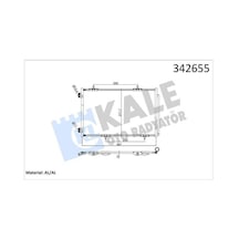 Kale 342655 Citroen C-elysee Peugeot 301 Klima Radyatörü