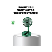 Katlanabilir Mini Fan - 3 Kademeli Soğutma, Şarjlı