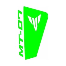 Yamaha Mt07 2014 - 2017 Uyumlu Yeşil Siperlik Sticker Set