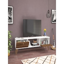 Mbes Mobilya Eda Beyaz-Haliç 40 Cm Tv Ünitesi