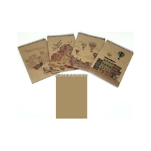 Liz Spiralli Defter Kraft A5