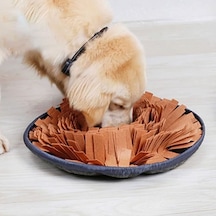 Köpek Yavaş Besleme Matı Mama Bulmaca Matı Köpek Oyuncağı Kahverengi