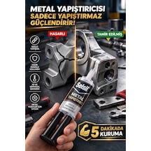 Selsil Metal Yapıştırıcı 28 Gr 5 Dakika Çift Komponentli Çelik Dolgulu Epoksi