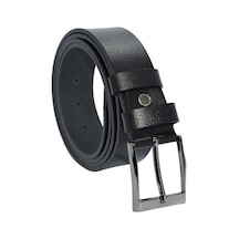 Süzer Deri Hakiki Deri Battal Boy Spor Düz Model Erkek Kemer Düz - Siyah 4 CM Siyah