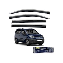 Yeni Fiat Doblo 2023 Sonrası Kromlu Cam Rüzgarlığı 4lü