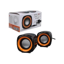 Sh Magicvoice Mv-24837 2x3 Watt Aux Multimedia Mini Usb Speaker - Hoparlör Najmaddin