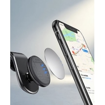 Hafif Manyetik Araç Telefon Tutucu - Gps Uyumlu Standart