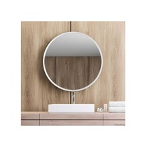 70x70 Yuvarlak Çerçeveli Dekor Aynası/banyo Aynası/dekoratif Makyaj Aynası Beyaz 70 X 70 Çok Renkli