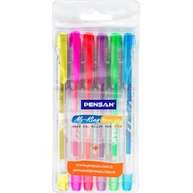 Pensan Tükenmez Kalem My-King Jel 6 Neon Renk