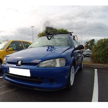 Peugeot 106 Uyumlu Çupra Ön Tampon Lipi Cupra Lip 3 Parça