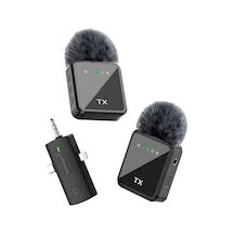 Lexroo K9-y2 Kablosuz Taşınabilir 3 In1 Yaka Mikrofonu Tüylü Mini Mic Tak Ve Çalıştır Canlı Yayın