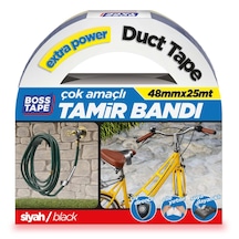Duct Tape Tamir Bandı -Siyah- 48Mmx25Mt