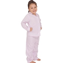 The Don Lila Kareli Kız Çocuk Pijama Takımı (9-14 Yaş)