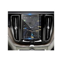 Volvo Ex40 Uyumlu 9 İnç Araç Ekran Koruyucu Multimedya Navigasyon Nano 9h Kırılmaz Şeffaf