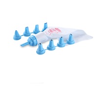Krema Torbası 10 Parça Beyaz