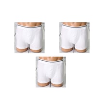 Erkek Boxer Beyaz 3 Adet 1097 Beyaz