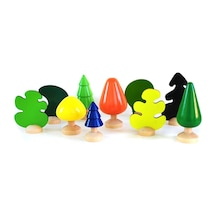 Calimera Toys Ahşap Yapı Tasarım Seti Ağaçlar 10 Parça