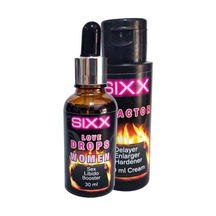 Sıxx 3x Etki Erkekşekillenme Kremi + Extradestek 30 Ml Kadındamla