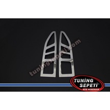 Peugeot Partner Tepee 2008 - 2017 Stop Çerçevesi Abs Krom