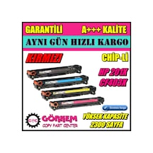 Hp M252 / M252Dw Uyumlu Toner Kırmızı (Cf403X-Cf201A)