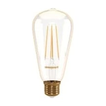 Dim Edilebilir E27 Filaman St64 Lamba 7w 630lm 2000k Gold -