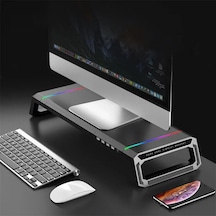 Monozone Bilgisayar Monitör Yükseltici Laptop Sehpası Rgb 4