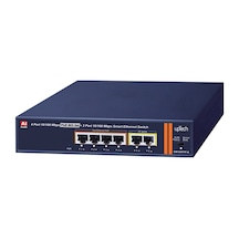Uptech Sw104Ffp A 10/100M 2 Fast Uplink Ieee802.3Af/At 75W 4 Port